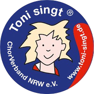 Plakette Toni singt